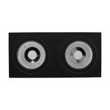 MIRORA AR111 X2 NATYNKOWA GU10 250V IP20 293X145X 85mm CZARNY prostokątna ruchoma