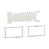Rozdzielnice PrismaSet, płyta montażowa Prisma P do 3–4 montowanych pionowo aparatów wysuwnych NSX25