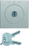 Q.x Płytka czołowa z kluczem do łącznika żaluzjowego na klucz alu, aksamit