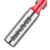 Frez palcowy dwuostrzowy długi, HM, 10 x 50 mm, trzpień 8 mm