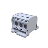 STB 50-3 Złączka szynowa gwintowa Al/Cu 87360 SIMBLOCK szary