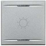 AXOLUTE MYHOME - KLAWISZ ''ŚWIATŁO'' 2M ALUMINIUM, HC4911/2BA, Bticino