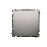 Simon Basic Przycisk światło 16A 250V zaciski śrubowe srebrny mat BMS1A.01/43 KONTAKT