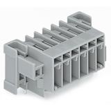 X-COM wtyk 4-biegunowy szary raster 5 mm