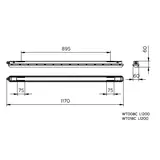 Oprawa hermetyczna PILA WT008C 36W 4000lm IP65 4000K barwa neutralna 40S/ 840 PSU 120cm CLASSIC PHIL