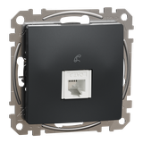 Sedna Design & Elements Gniazdo telefoniczne RJ11 czarny antracyt SDD114491 Schneider