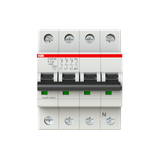 S203-C1.6NA Wyłącznik nadprądowy 6kA 3P+N C1.6A 2CDS253103R0974 ABB