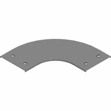 PZKKZC200 Pokrywa kolanka 90° z zamk. 2,0 mm