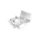 HAD01 Puszka przyłączeniowa do kuchenek 80x80x25 mm, 5 zacisków 6mm2 - kolor biały