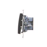 Simon 54 Łącznik schodowy 16A 250V zaciski śrubowe czarny DW6A.01/49 KONTAKT