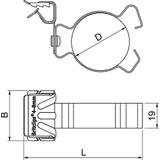 BCHPC 8-14 D40, Klamra nośna
