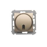 Simon 54 Łącznik zdalnie sterowany z przekaźnikiem 8(2) A 230V złoty mat *Wymagana instalacja 3-przewodowa DWP10P.01/44 KONTAKT