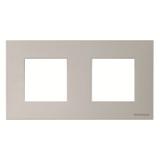 RAMKA 2-KROTNA BASIC -ZENIT-SREBRNY 2CLA227210N1301 ABB