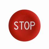 Harmony XB4 Wkładka do przycisku STOP O22, czerwona