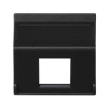 Simon Connect Płytka K45 1x RJ bez osłon skośna do adapterów MD szary grafit K080/14 KONTAKT