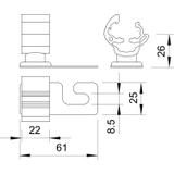 159/K-VA, DACHOWE UCHWYTY PRZEW.177/20