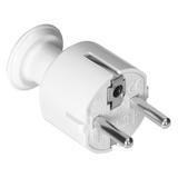 Wtyczka prosta Uni-Schuko 16A, 230V, biała