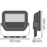 Naświetlacz LED FLOODLIGHT PFM G4 11W/17W 133m/W 4000K czarny LEDVANCE