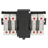 RED SPOT FUSEBANK 63A 660V AC 4 WAY WH RED SPOT Podstawa bezpiecznikowa 63A 660V AC 4P Biała RSFB634