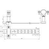 Wspornik dachowy z taśmą do HVIpower / HVIpower long, na połać dachu