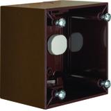 Integro Flow Puszka natynkowa 1-krotna wysoka, brąz