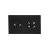 Simon 54 Touch Panel dotykowy S54 Touch 2 moduły 2 pola dotykowe poziome + 4 pola dotykowe zastygła lawa DSTR224/73 KONTAKT