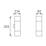 Oprawa hermetyczna GRYF 2xE27 D