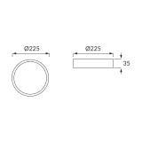 MARTIN LED C 18W 4000K 02906 IDEUS