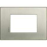 AXOLUTE - RAMKA PROSTOKĄTNA AIR - 3 MODUŁY - TYTAN SZCZOTKOWANY, Bticino