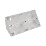 Simon 55 Puszka natynkowa narożna 2-krotna do ramek LINE/DUO Aluminium mat TPNR2/143 KONTAKT