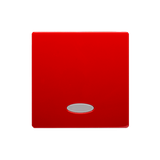 Simon Basic Klawisz pojedynczy z oczkiem do łączników/przycisków z podświetleniem czerwony