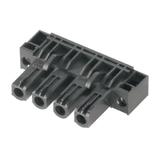 BLL 7.62HP/04/90F 3.2SN BK BX Wtyki PCB (złącza płyty), 7.62 mm, Liczba biegunów: 4, kąt odejścia: 90° /42szt./ 1043290000 WEIDMÜLLER