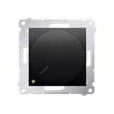 Simon 54 Ściemniacz obrotowy dwubiegunowy do LED ściemnialnych 230V 5-215W antracyt *Wymagana instal