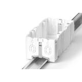 P2kn71x142 ,  Puszka instalacyjna dwupolowa do kanałów elektroinst. 71 mm x 142 mm, biały