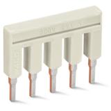 mostek grzebieniowy 5-biegunowy jasnoszary