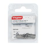 2 WTYKI ''F'' ŻEŃSKIE SKRĘCANE, Legrand