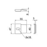 ZMW Zacisk mocujący 3,0 mm