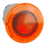 Harmony XB4 Przycisk grzybkowego fi22 pomarańczowy push pull LED metalowy ZB4BW653 Schneider