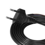 Przewód przyłączeniowy wtyczka EURO 2P 2x0,75mm2 IP20 1,9m czarny ORNO