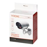 Atrapa kamery monitorującej CCTV, bateryjna, srebrna CD-3/G ORNO