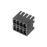 SCDN-THR 3.81/08/90G 3.2SN BK BX Wtyki PCB (złącza płyty), 3.81 mm, Liczba biegunów: 8, kąt odejścia: 90° /50szt./ 1038970000 WEIDMÜLLER