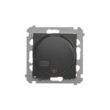 Simon 54 Łącznik zdalnie sterowany z przekaźnikiem 8(2) A 230V czarny *Wymagana instalacja 3-przewod