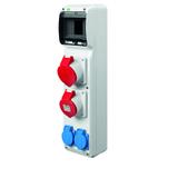 RS 6-mod 2x2P+Z, 3P+N+Z 16A, 3P+N+Z 32A