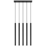 Sollux Lampa wisząca PASTELO 5 czarna SL.0472