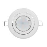 SUTRI RM ramka dekoracyjna oprawy punktowej MR16/GU10 max 50W okrągła regulowana biała AD-OD-6176/W