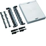 univers N Blok dla szyn zbiorczych poziomych 12/20/30x5/10mm 60mm 4-pol. 300x250mm UE21E0 HAGER