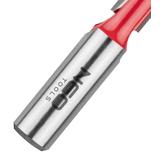 Frez palcowy dwuostrzowy długi, HM, 10 x 50 mm, trzpień 8 mm