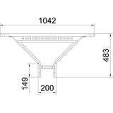 SLAA 1120 R3 FT Trójnik dostawny drabin kabl.
