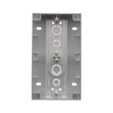 Simon 54 Premium Puszka natynkowa narożna 2-krotna do ramek PREMIUM srebrny mat