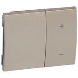 SISTENA LIFE PLAKIETKA TITAN DO REGULATORÓW OŚWIETLENIA PRZYCISKOWYCH, Legrand